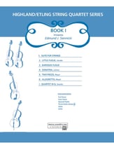 ETLING STRING QUARTET SERIES #1 cover